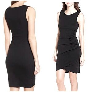 LEITH {Nordstrom} Side-Ruched Jersey Sleeveless Dress